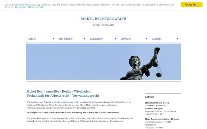 Screenshot of jaeckel-rechtsanwaelte.de