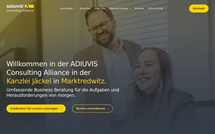 Screenshot of jaeckel-stbg.de