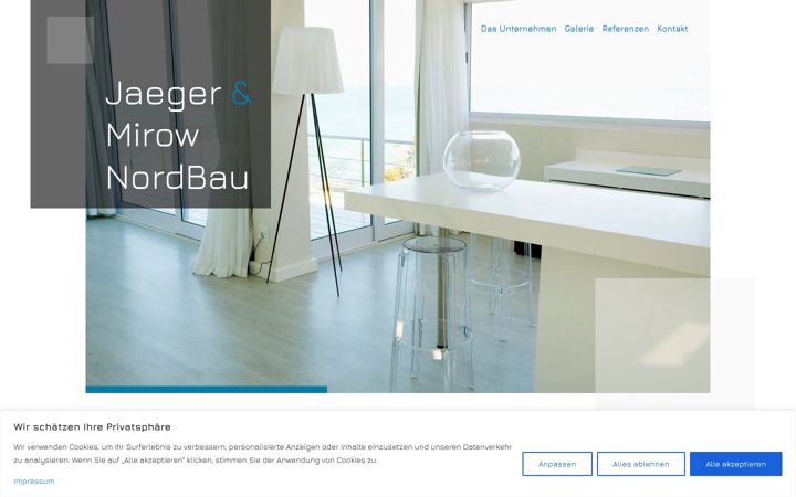 Screenshot of jaeger-mirow.de