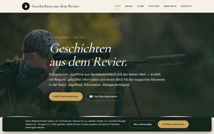 Screenshot of jaegeralltag.de