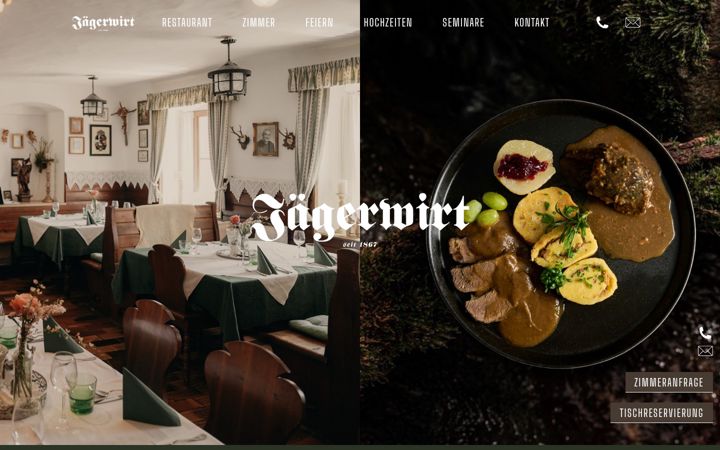 Screenshot of jaegerwirt-au.at