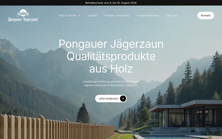 Screenshot of jaegerzaun.at