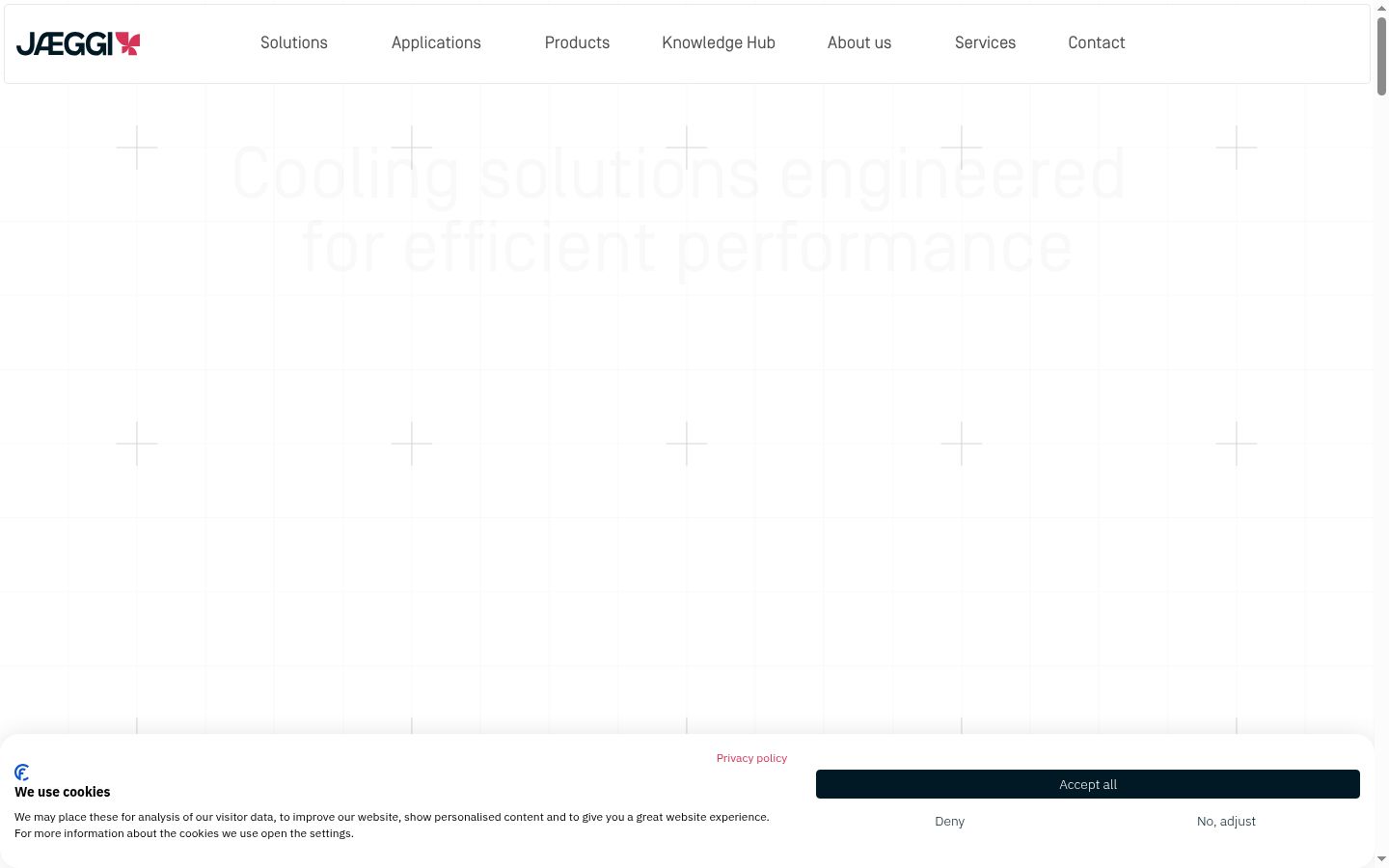 Screenshot des Einwilligungsbanners vor jeglicher Interaktion