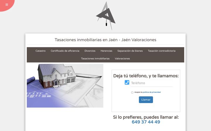 Screenshot of jaenvaloraciones.es