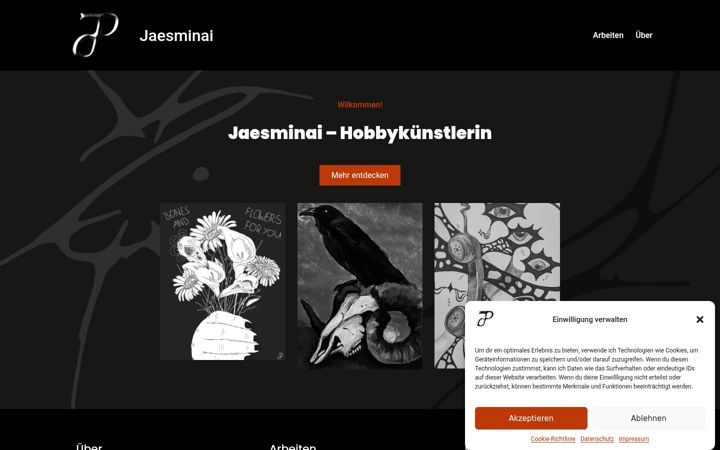 Screenshot of jaesminai.de