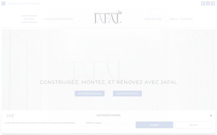 Screenshot of jafal.fr