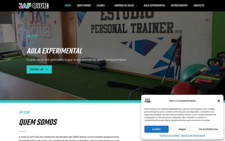 Screenshot of jafclub.pt