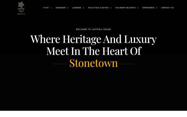 Screenshot of jafferjihouse.net