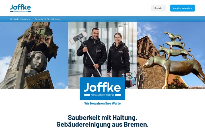 Screenshot of jaffke-gmbh.de