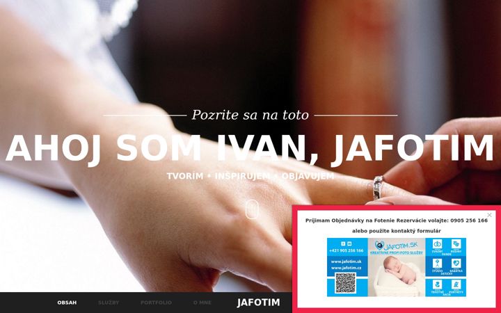 Screenshot of jafotim.sk