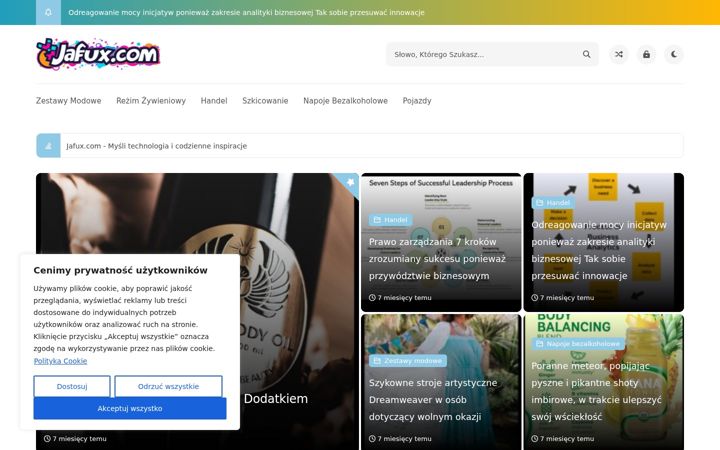 Screenshot of jafux.com
