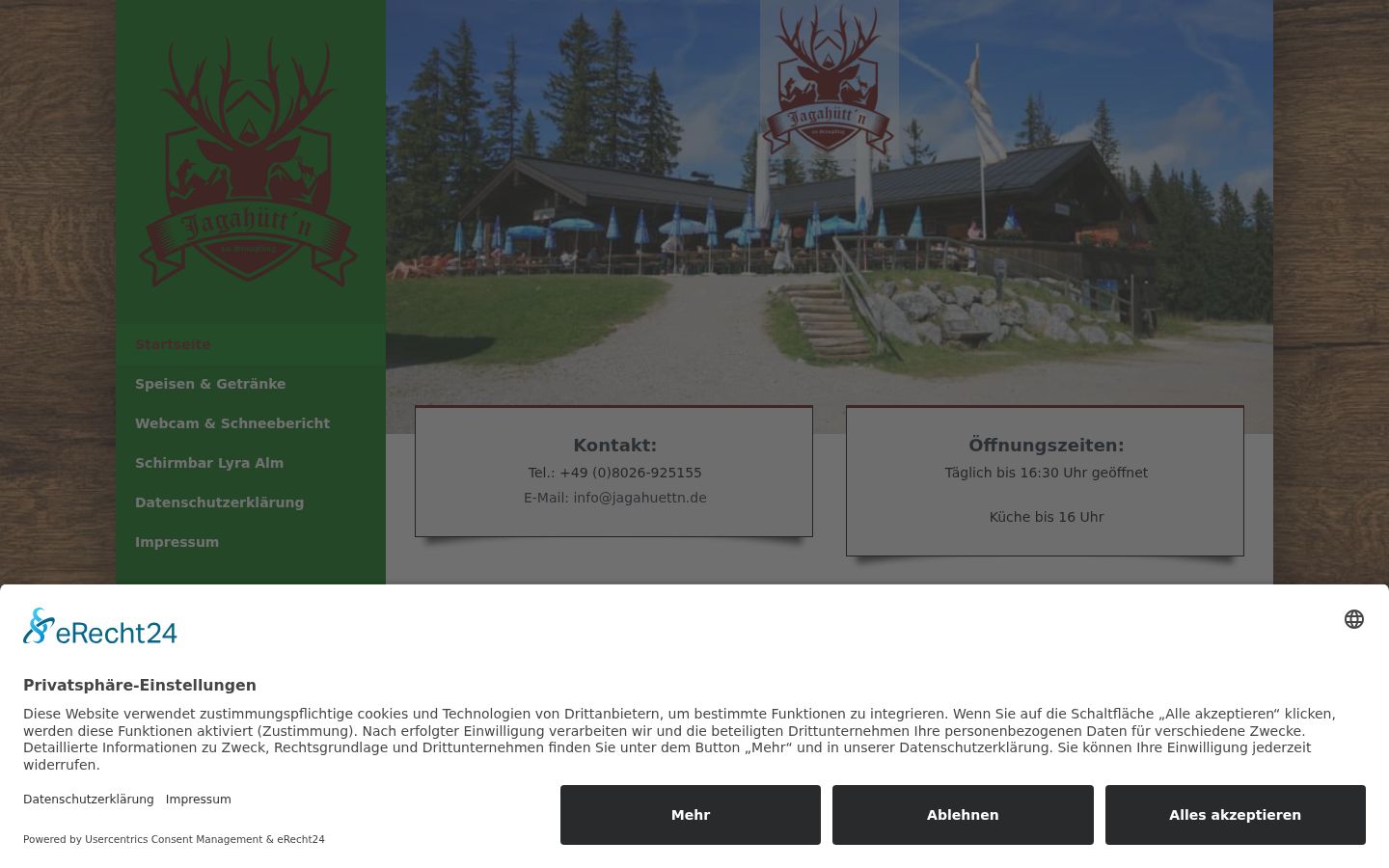 Ekraanipilt nõusolekubännerist, mida näidati enne mis tahes suhtlust