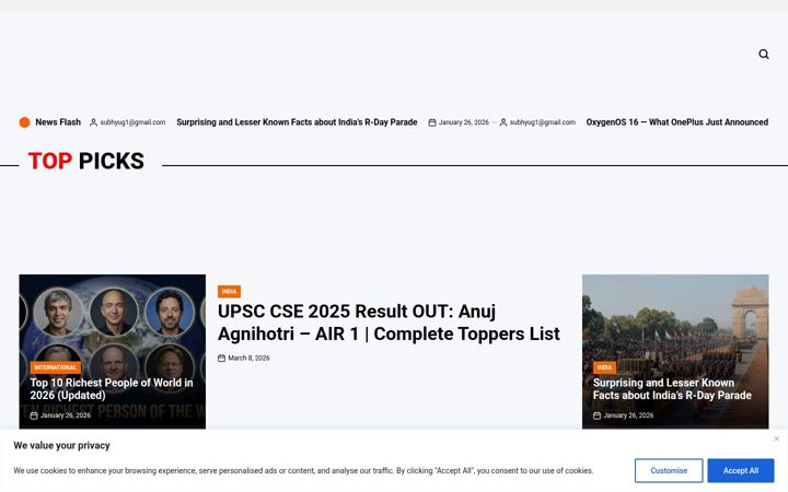 Screenshot of jaganews.com