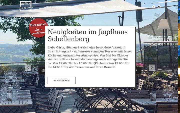 Screenshot of jagdhaus-schellenberg.de
