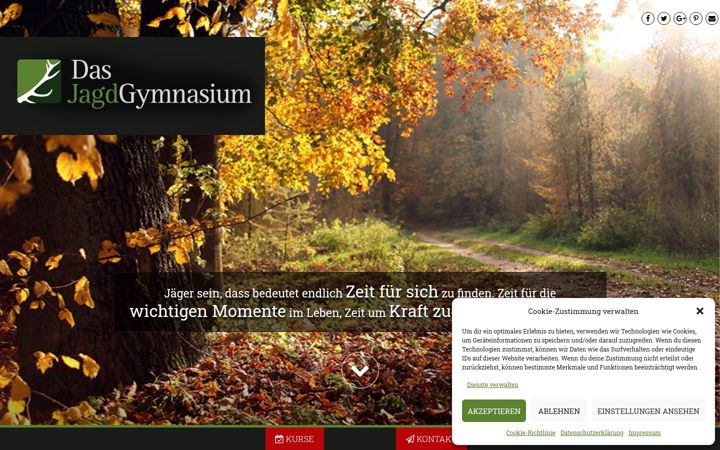 Screenshot of jagdschule-guestrow.de