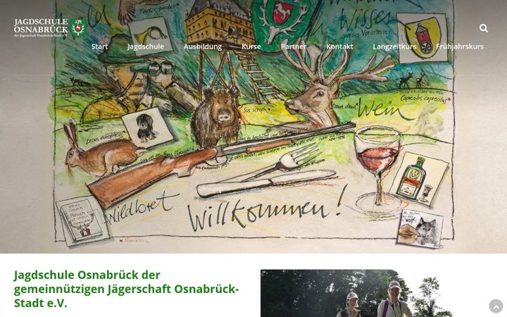 Screenshot of jagdschule-os.de
