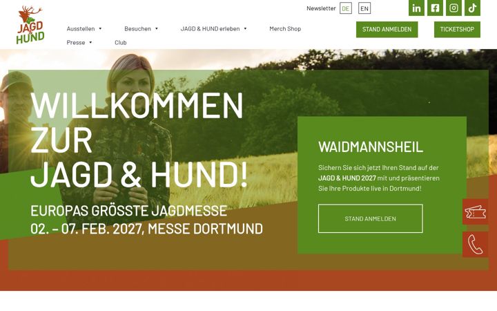 Screenshot of jagdundhund.de