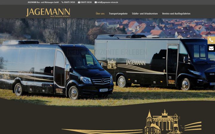 Screenshot of jagemann-reisen.de