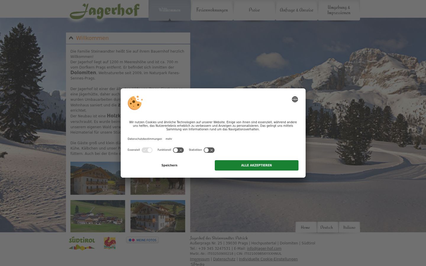 Zrzut ekranu banera zgody wyświetlanego przed jakąkolwiek interakcją