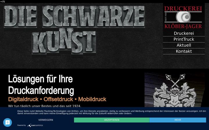 Screenshot of jager.de