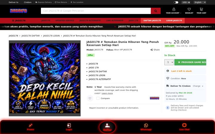 Screenshot of jago178.org