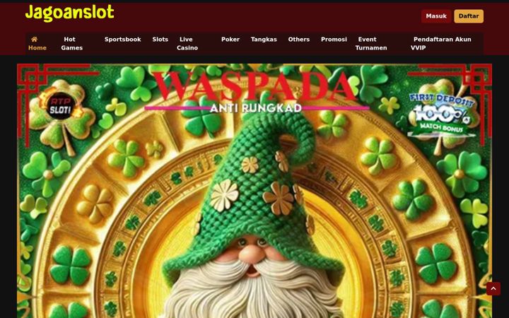 Screenshot of jagoanslot.net