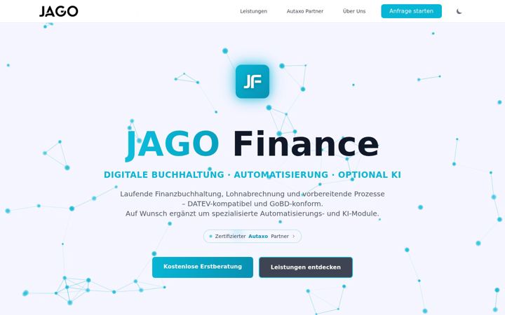Screenshot of jagofinance.de