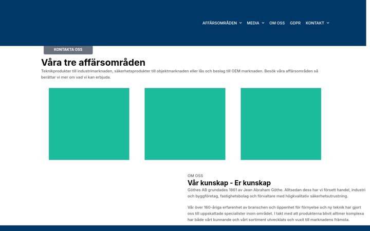Screenshot of jagothes.se