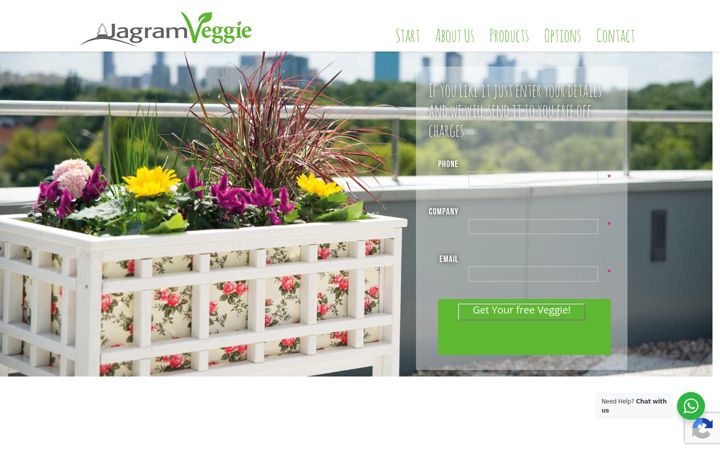 Screenshot of jagramveggie.com