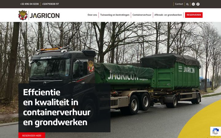 Screenshot of jagricon.be