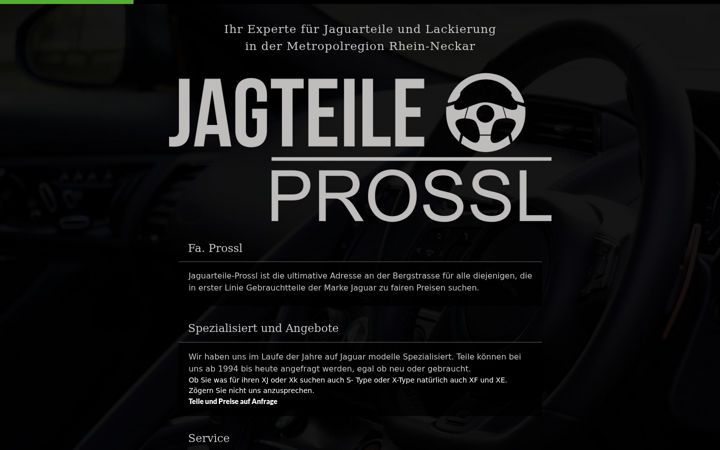 Screenshot of jagteile-prossl.de