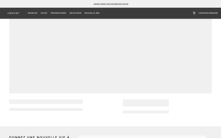 Screenshot of jaguar.fr