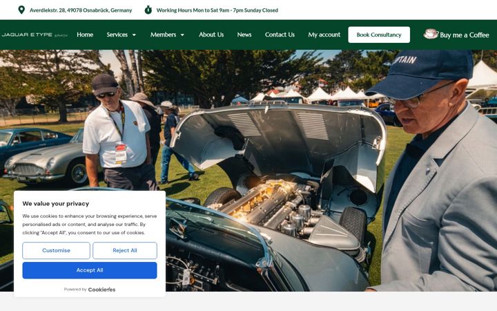 Screenshot of jaguaretypes1.com