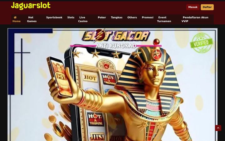 Screenshot of jaguarslot.com