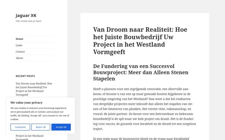 Screenshot of jaguarxk.nl