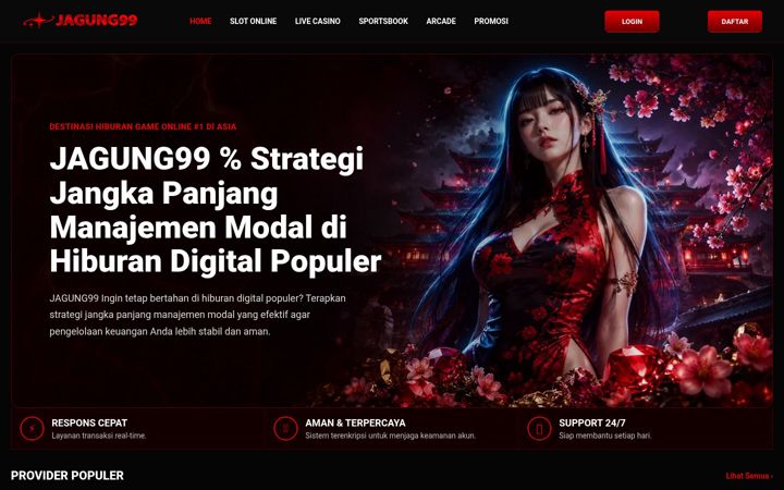 Screenshot of jagung99.net