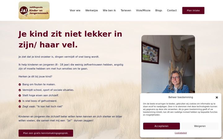 Screenshot of jahillegonda.nl