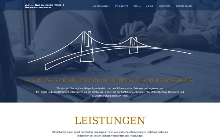 Screenshot of jahn-ingenieure.de