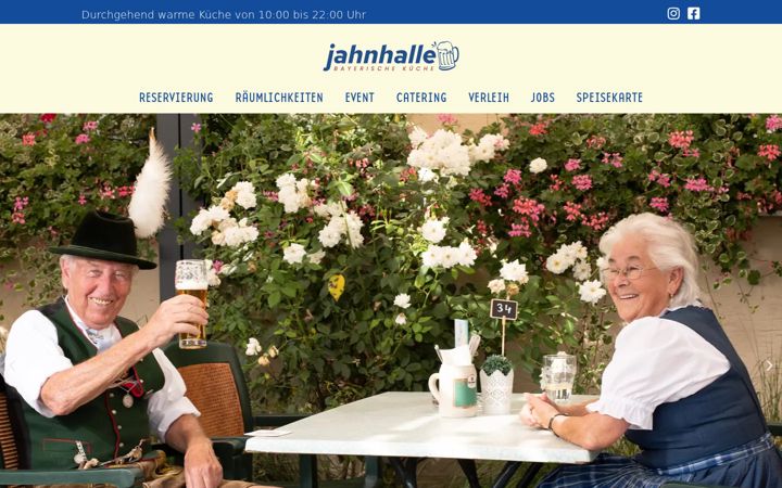 Screenshot of jahnhalle-regenstauf.de