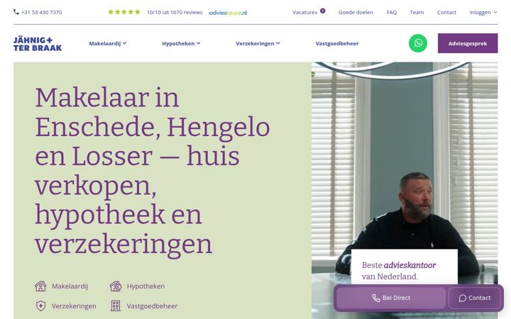 Screenshot of jahnigterbraak.nl