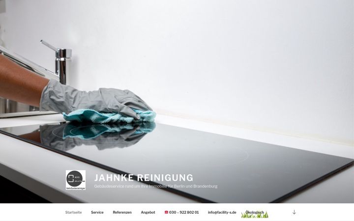 Screenshot of jahnke-reinigung.de