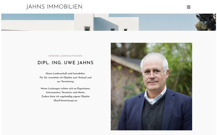 Screenshot of jahns-immobilien.de