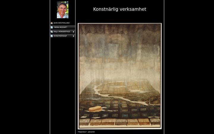 Screenshot of jahnwesterlund.se
