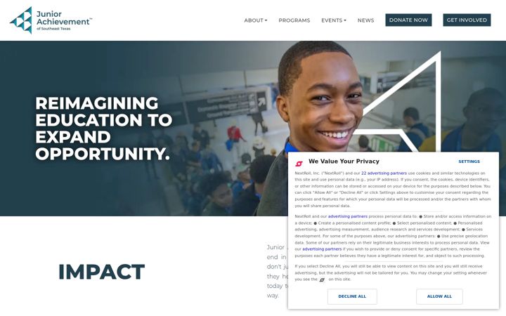 Screenshot of jahouston.org