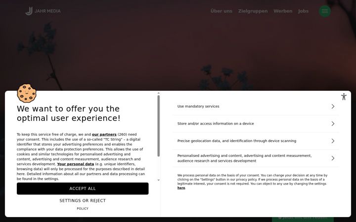 Screenshot of jahr-media.de