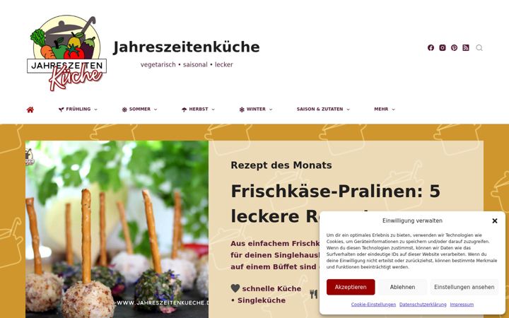 Screenshot of jahreszeitenkueche.de