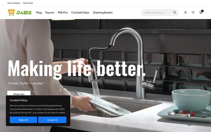 Screenshot of jaidx.com