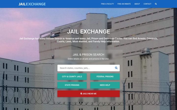 Screenshot of jailexchange.com