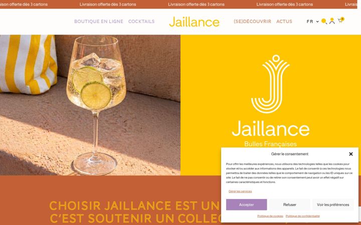 Screenshot of jaillance.com