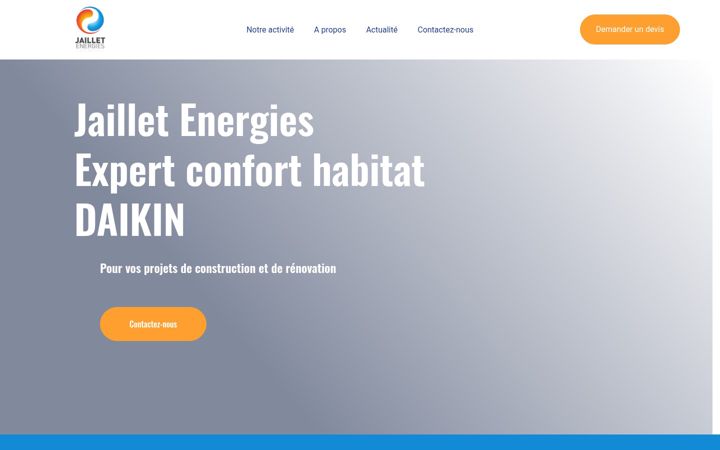 Screenshot of jailletenergies.com
